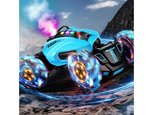 Машинка перевёртыш на радиоуправлении 2277-3B + парогенератор + браслет управления от руки - Фото 9