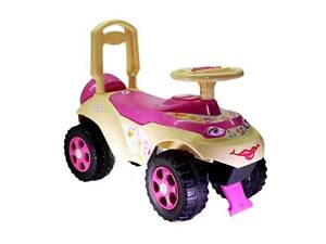Машинка толокар Автошка бежево рожева не музична Долоні 0141/07