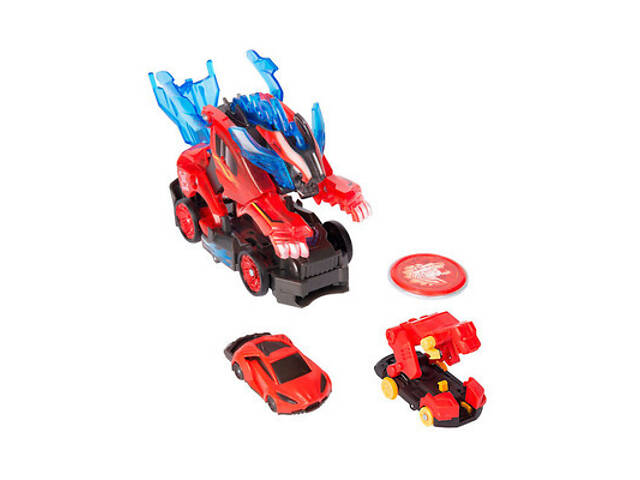 Машинка-трансформер Скричер Вайлдфаєр Лаен преміум Wild S4 L3 Screechers EU685302S - Фото 3