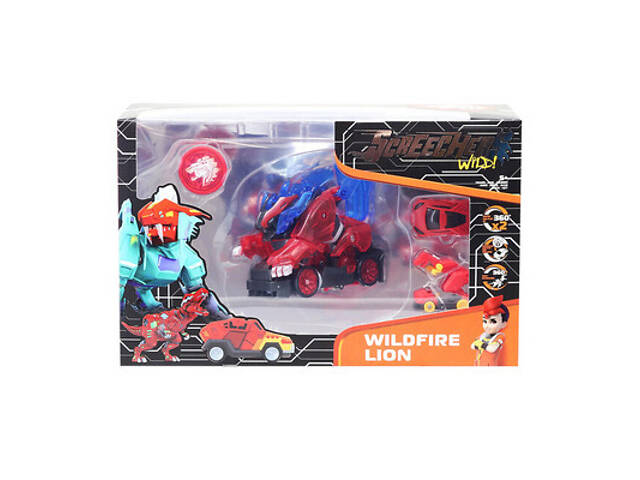 Машинка-трансформер Скричер Вайлдфаєр Лаен преміум Wild S4 L3 Screechers EU685302S - Фото 6