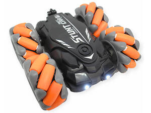 Машинка трюкова радіокерована всюдихід з пультом дистанційного керування перевертун світло музика ефекти