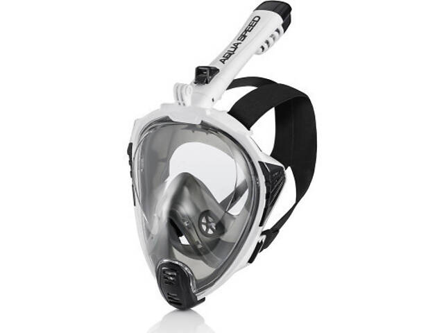 Маска для плавания Aqua Speed Drift 7087 чорний, білий 249-57 S/M (5908217670878) - Фото 1