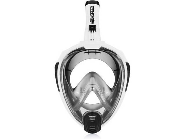 Маска для плавания Aqua Speed Drift 7087 чорний, білий 249-57 S/M (5908217670878) - Фото 3