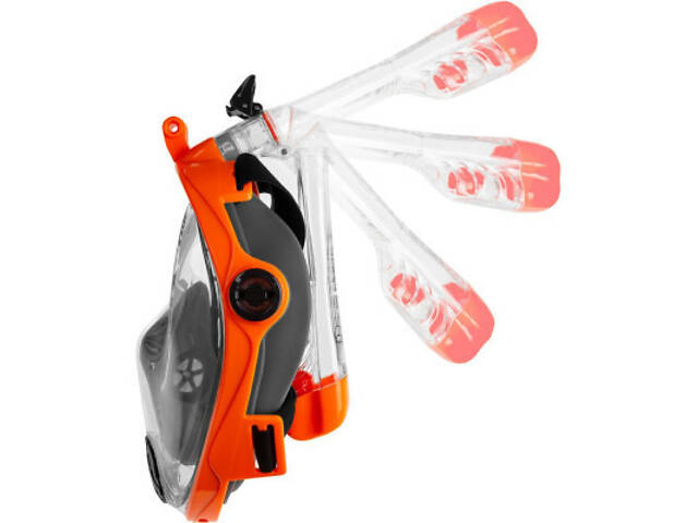 Маска для плавания Aqua Speed Spectra 2.0 9915 чорний, помаранчевий 247-75 S/M (5908217699152) - Фото 3