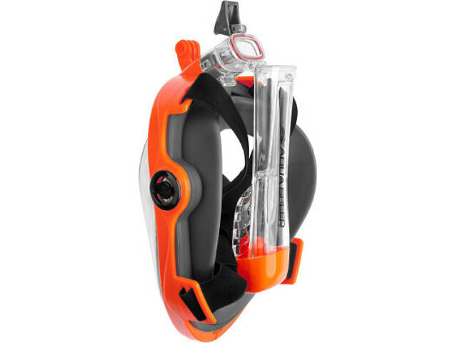 Маска для плавания Aqua Speed Spectra 2.0 9915 чорний, помаранчевий 247-75 S/M (5908217699152) - Фото 4
