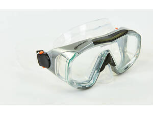 Маска для плавания No Brand M162-SIL Серо-черный