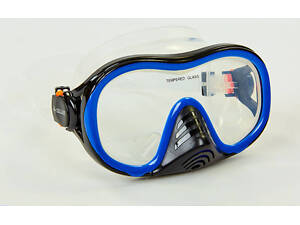 Маска для плавания No Brand M171-SIL Черно-синий