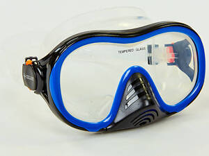 Маска для плавания No Brand M171-SIL Черно-синий