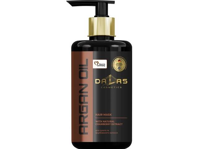 Маска для волос Dalas Cosmetics с экстрактом клюквы и аргановым масло 141545 900 мл