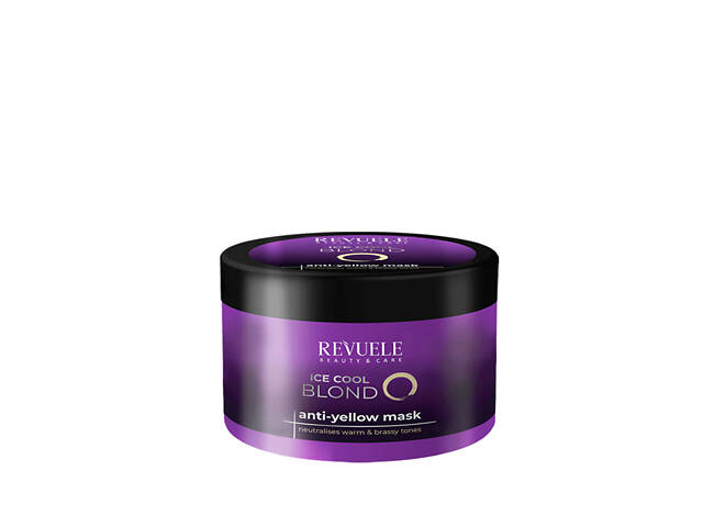 Маска для волос против желтизны фиолетовая Revuele Ice Cool Blond Hair Care, 500 мл