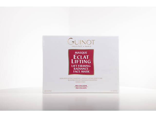 Маска сияние и лифтинг Guinot Masque Eclat Lifting 4х19 мл - Фото 2