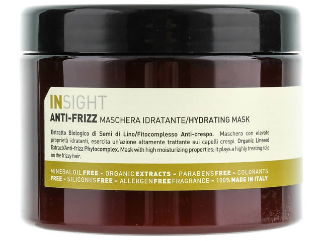 Маска увлажняющая для волос Insight Anti-Frizz Hair Mask 500 мл