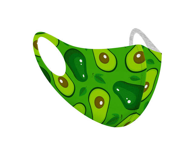 Защитная маска СoLLar с рисунком 'Авокадо', размер L. - Фото 1