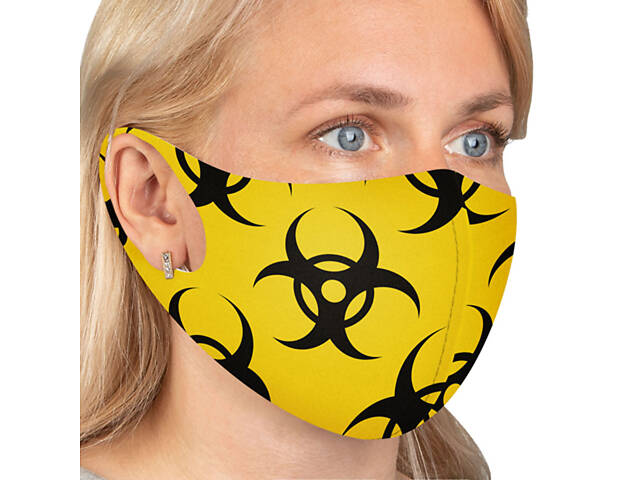 Защитная маска СoLLar с рисунком 'Biohazard', размер L - Фото 2