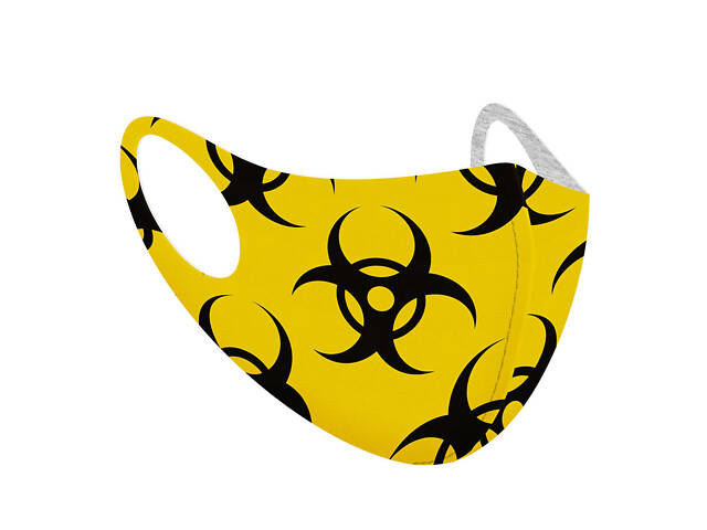 Маска захисна СoLLar з малюнком 'Biohazard', розмір M - Фото 1