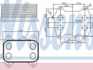 Масл.рад. AI A 1S 1(10-)1.6 TDI(+)[OE 03L117021C] NISSENS 90681 на VW PASSAT (362)