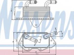 Маслорад. AI A 4S 4(00-)3.2 FSI(+)[OE 06E117021G] NISSENS 90662 на AUDI A6 (4G2, C7, 4GC)