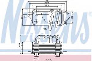 Масл.рад. B7(E65)4.4 i(+)[OE 17217507974] NISSENS 90623 на BMW 7 седан (E65, E66, E67)