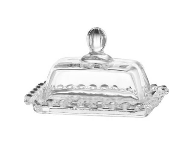 Маслянка кухонна Ardesto Glass 14 х 9 см (AR2602BD) - Фото 1