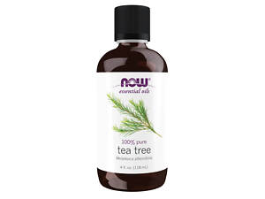 Олія чайного дерева, Tea Tree, Now Foods, Essential Oils, 118 мл.