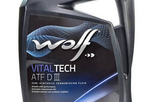 Олія гідравлічна WOLf VITALTECH ATF DIII 5L