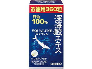 Олія з печінки акули Orihiro Squalene 300 mg 360 Caps