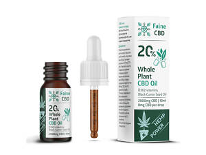 Олія КБД 20% Whole Plant CBD олія 10ml Faine CBD Конопляна олія cbd Кбд медична олія для сну