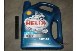 Масло моторное SHELL Helix Diesel HX7 SAE 10W-40 CF (Канистра 4л)