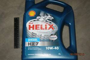 Масло моторное SHELL Helix Diesel HX7 SAE 10W-40 CF (Канистра 4л)