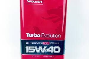 Масло моторное Wolver Turbo Evolution 15W-40 5л