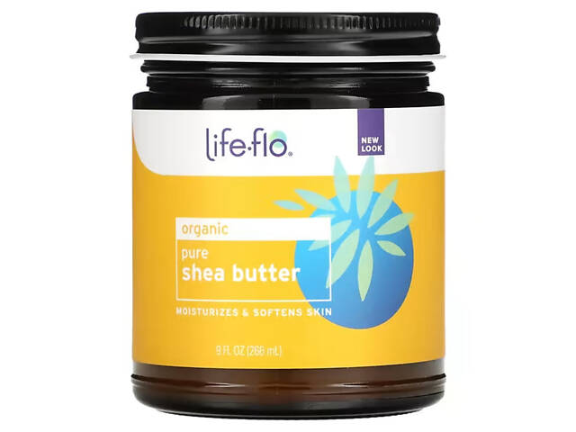 Масло ши для кожи, Organic Pure Shea Butter, Life Flo Health, чистое, органическое, 266 мл - Фото 1 Масло ши для кожи, Organic Pure Shea Butter, Life Flo Health, чистое, органическое, 266 мл - Фото 1