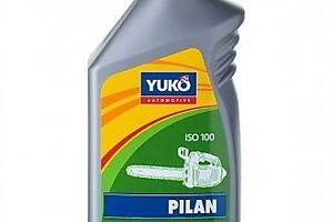 Масло YUKO Pilan ISO 100 1л Для смазывания пильных цепей и шин бензопил с ручной и автоматической системой