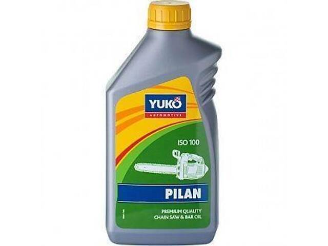 Олива YUKO Pilan ISO 100 1л Для змащування пильних ланцюгів і шин бензопил з ручною та автоматичною системою