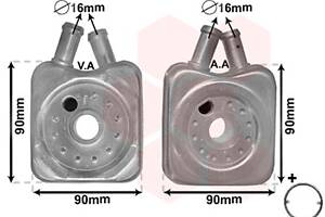 Масляний радіатор VARIOUS AUDI/VW/SEAT/FORD (Van Wezel)