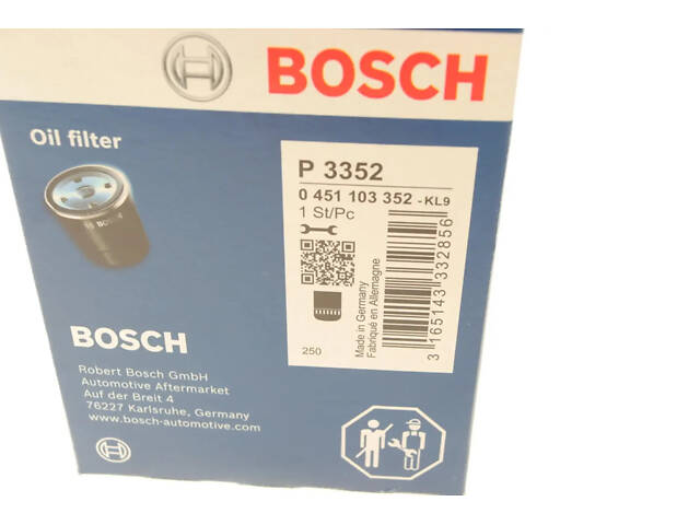 Масляний фільтр BOSCH 0451103352 Alfa Romeo 145, 146, 164, 155; Fiat Tipo, Punto, Ducato 784592, 116440603000, 1109W7 - Фото 5