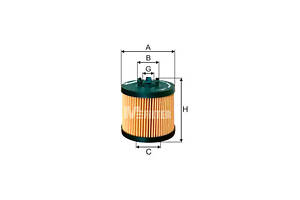 Масляный фильтр двигателя TE4016