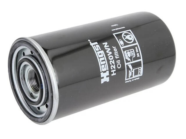 Масляний фільтр HENGST FILTER H220WN Iveco TurboTech, TurboStar, EuroStar, EuroTech, EuroCargo 1902102, 1903629, 1903715 - Фото 1