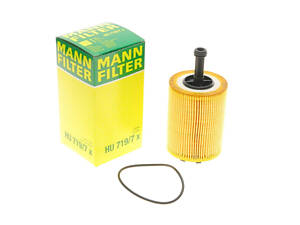 Масляний фільтр MANN HU7197X Audi A4, Allroad, A3; Volkswagen Golf, Passat, Caddy, Multivan, Sharan, Bora; Skoda Superb,