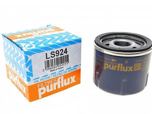 Масляний фільтр Purflux LS924 Renault Sandero, Logan, Kangoo, Twingo, Clio; Dacia Logan; Nissan Kubistar 1520800QAG, 770
