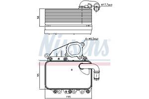 Масляный радиатор AUDI A5 (8F7) / AUDI Q5 (8RB) / AUDI Q7 (4LB) 2006-2018 г.