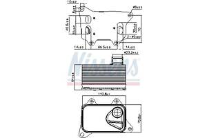 Масляный радиатор AUDI Q3 (F3N) / AUDI A7 (4KA) / VW GOLF (CD1) 2007-2022 г.