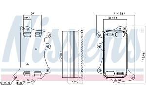 Масляный радиатор BMW 1 (F21) / BMW 5 (F10) / BMW 3 (E92) 2004-2021 г.