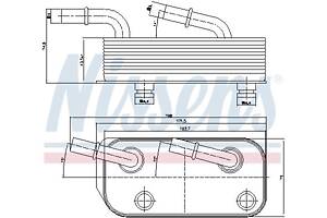 Масляный радиатор BMW 5 (E39) / BMW 7 (E38) 1994-2004 г.