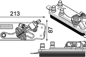 Масляный радиатор BMW 5 (F10) / BMW 6 (F12) / BMW 5 GRAN TURISMO (F07) 2008-2018 г.