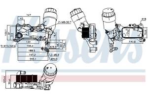 Масляный радиатор DODGE CALIBER / JEEP PATRIOT (MK74) 2003-2022 г.