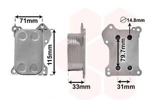 Масляный радиатор двигателя 37013701