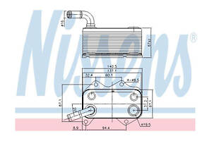 Масляный радиатор двигателя 90660