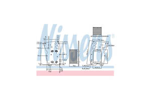 Олійний радіатор двигуна 90907