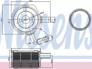 Олійний радіатор двигуна на Clio, Kangoo, Megane