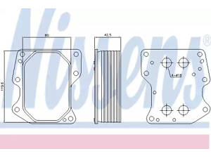 Масляний радіатор двигуна